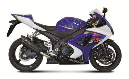 Escape homologado Mivv Suono en Acero negro para Suzuki GSX-R 1000 07-08