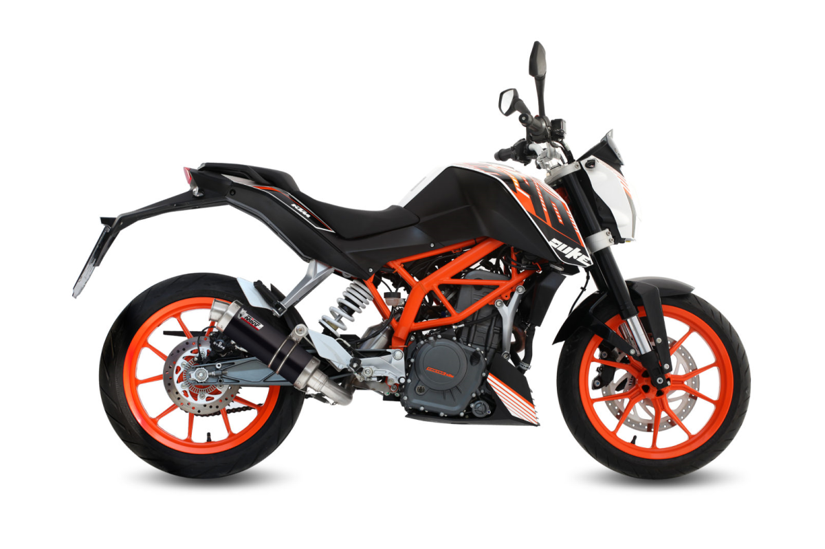 Escape completo homologado Mivv GP en Acero negro para KTM Duke 390 13-16 - vista 1