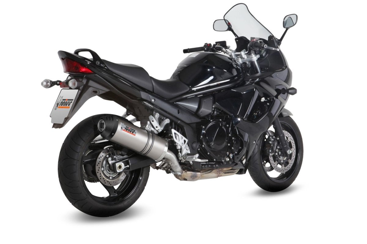 Escape homologado Mivv OVAL en Titanio para Suzuki GSF 1250 Bandit 07-16 | GSX 1250 FA 09-16