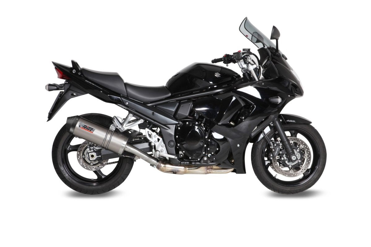 Escape homologado Mivv OVAL en Titanio para Suzuki GSF 1250 Bandit 07-16 | GSX 1250 FA 09-16