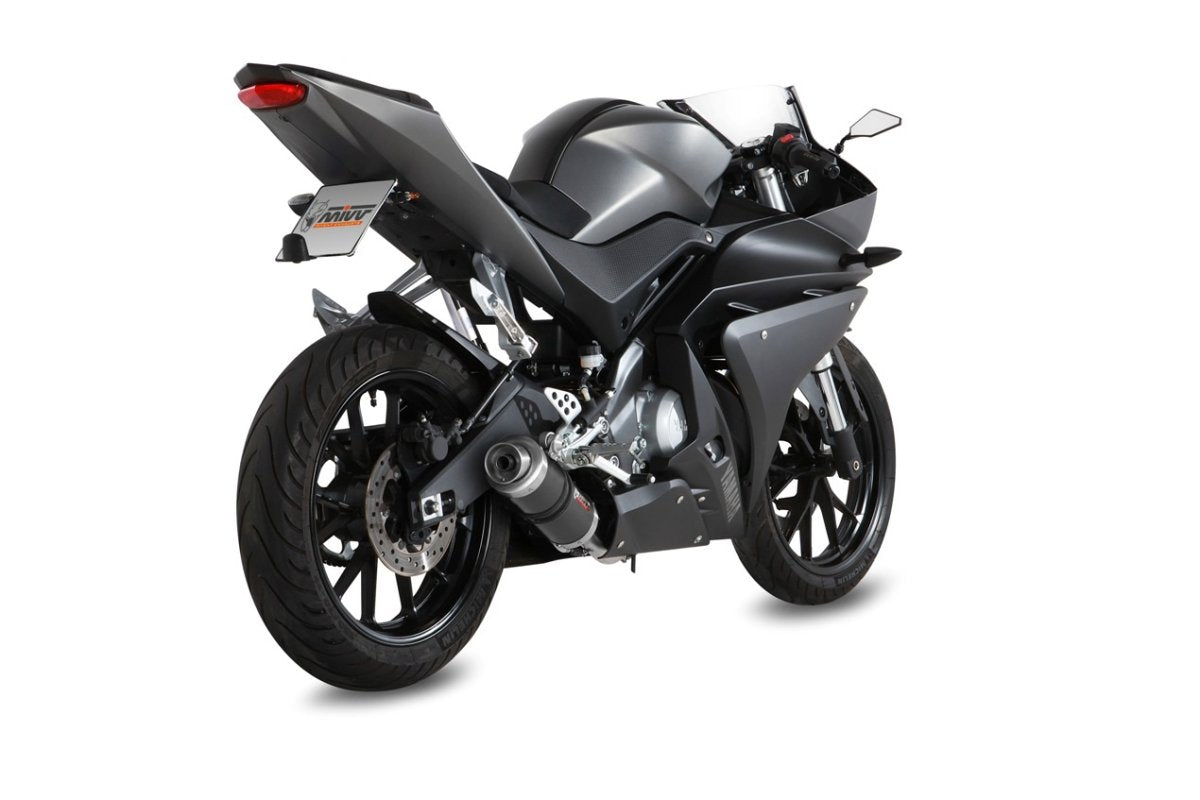 Escape completo homologado Mivv GP en Carbono para Yamaha YZF-R 125 14-18 | MT 125 15-19
