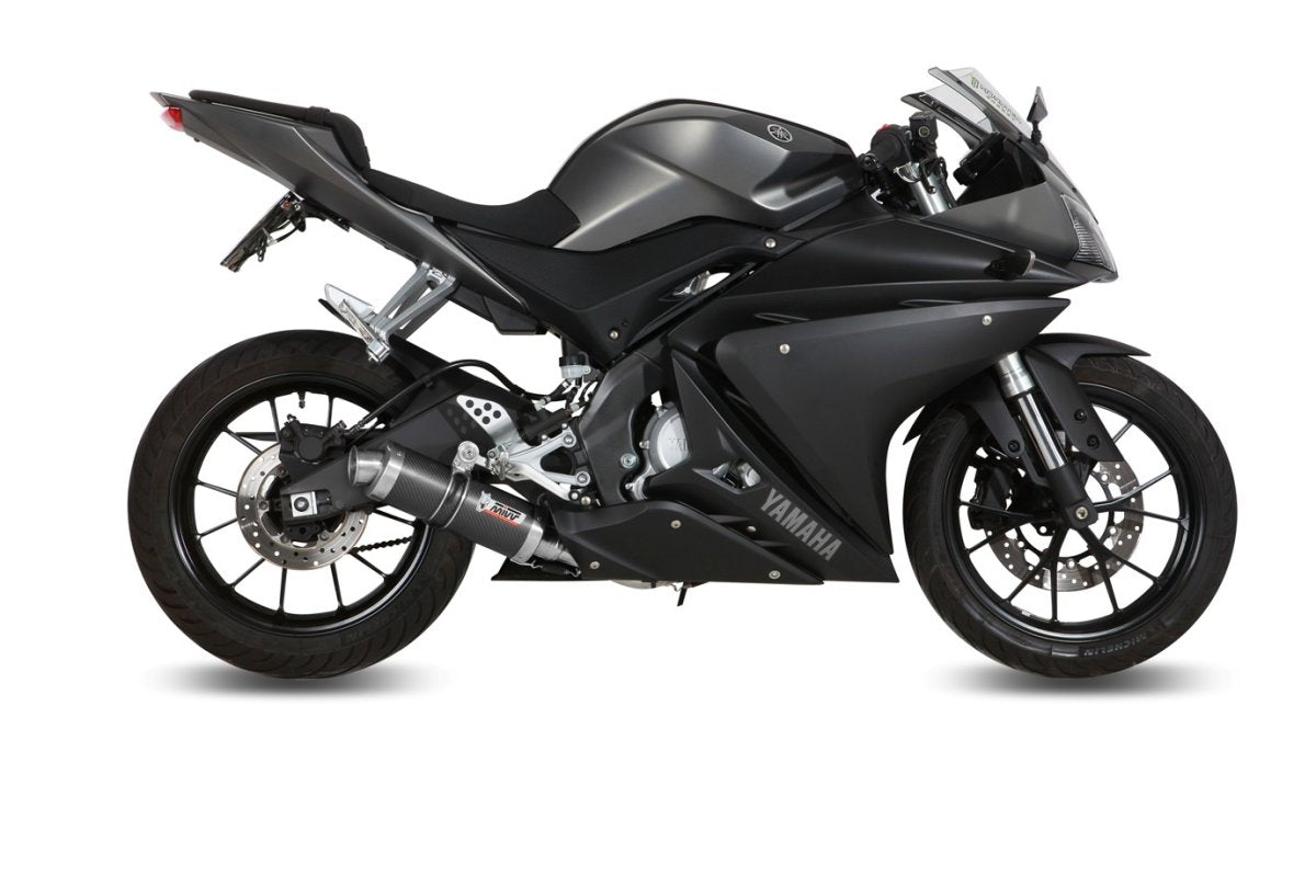 Escape completo homologado Mivv GP en Carbono para Yamaha YZF-R 125 14-18 | MT 125 15-19