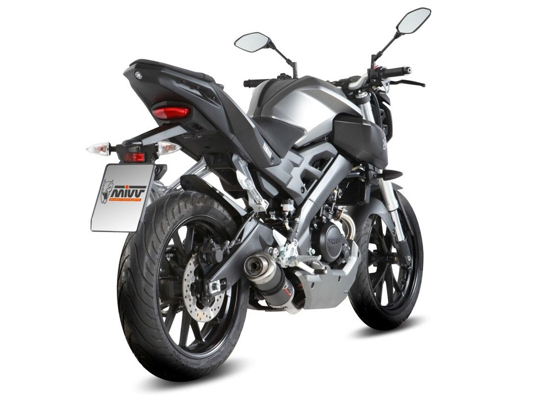 Escape completo homologado Mivv GP en Carbono para Yamaha YZF-R 125 14-18 | MT 125 15-19