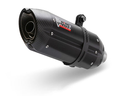 Escape homologado Mivv Suono en Acero negro para Yamaha YZF R25 15-24 | YZF R3 15-24