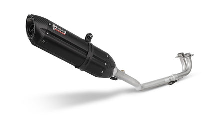 Escape completo no homologado Mivv Suono en Acero negro para Yamaha T-MAX 500 01-07