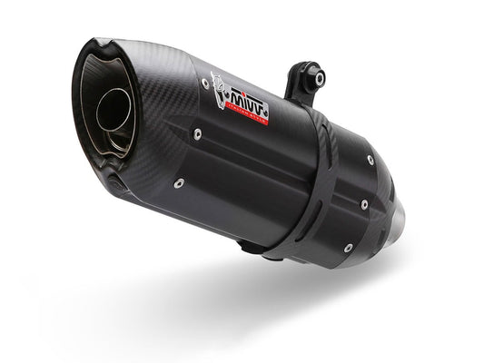 Escape homologado Mivv Suono en Acero negro para Kawasaki Ninja 300 13-16 | Z 300 15-16
