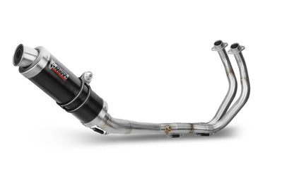 Escape completo homologado Mivv GP en Acero negro para Yamaha MT 07 14-24
