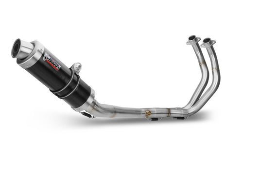 Escape completo homologado Mivv GP en Acero negro para Yamaha MT 07 14-24