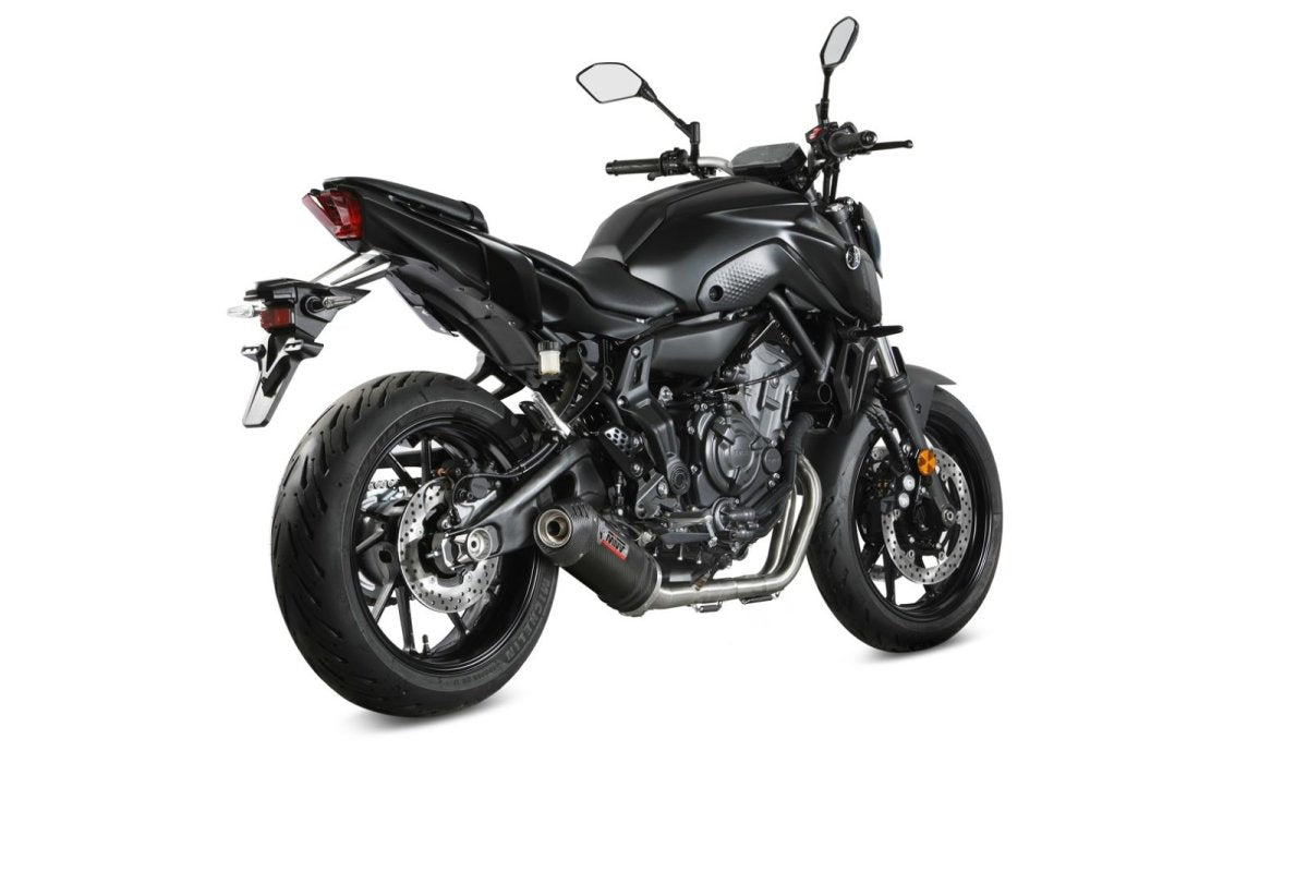 Escape completo homologado Mivv OVAL en Carbono para Yamaha MT 07 14-24