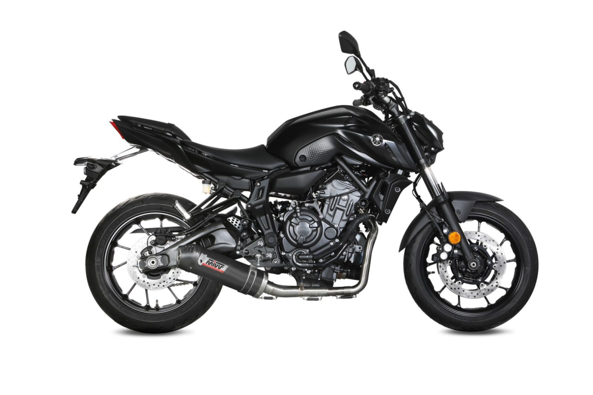 Escape completo homologado Mivv OVAL en Carbono para Yamaha MT 07 14-24