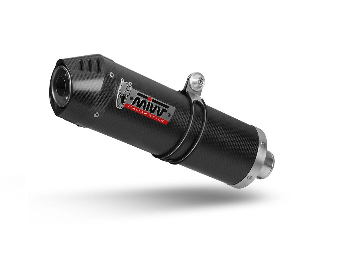 Escape homologado Mivv OVAL en Carbono para BMW F 700 GS 12-17