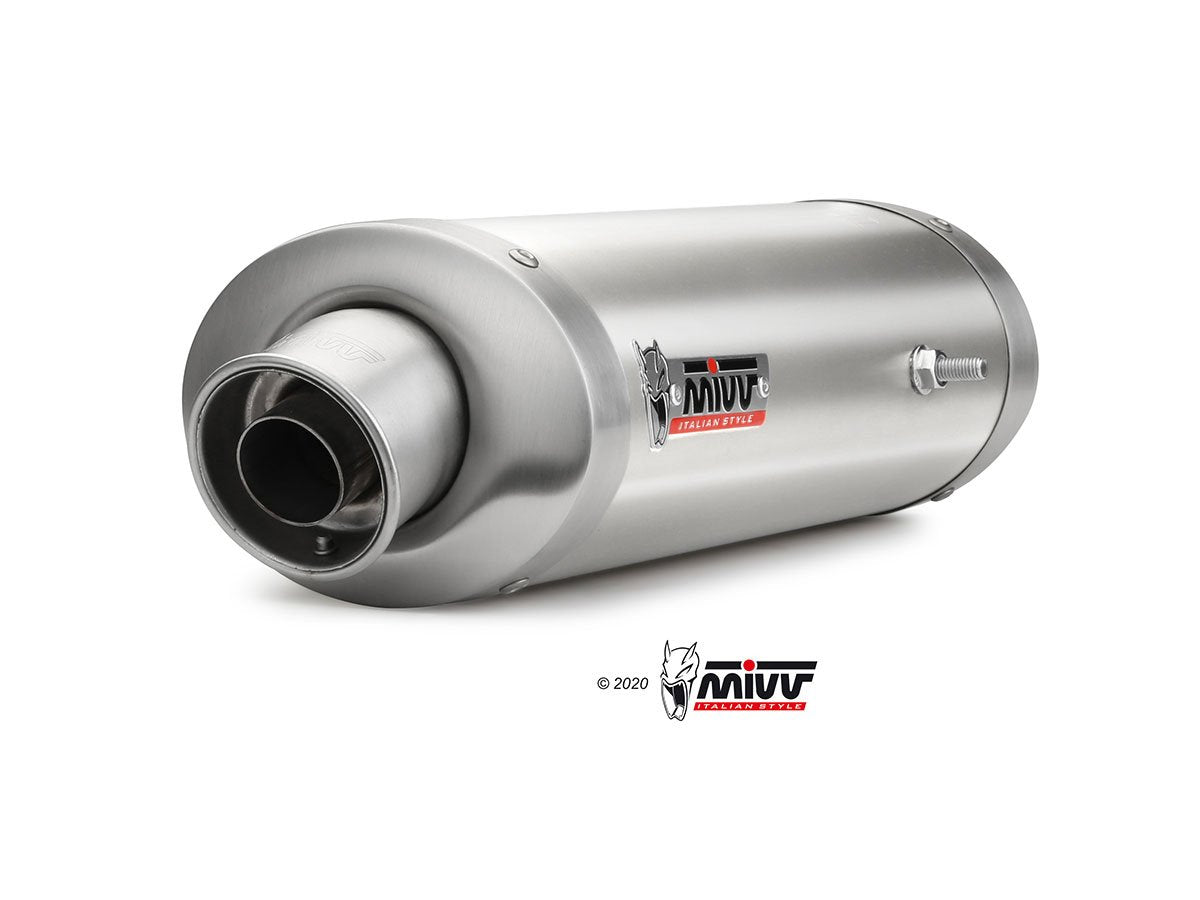 Escape homologado Mivv OVAL en Acero inox. para Yamaha YZF 1000 R1 / M 04-06