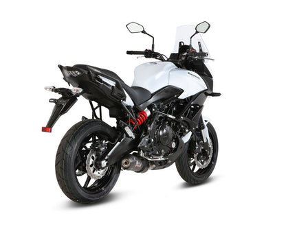 Escape completo homologado Mivv OVAL en Carbono para Kawasaki Versys 650 15-20