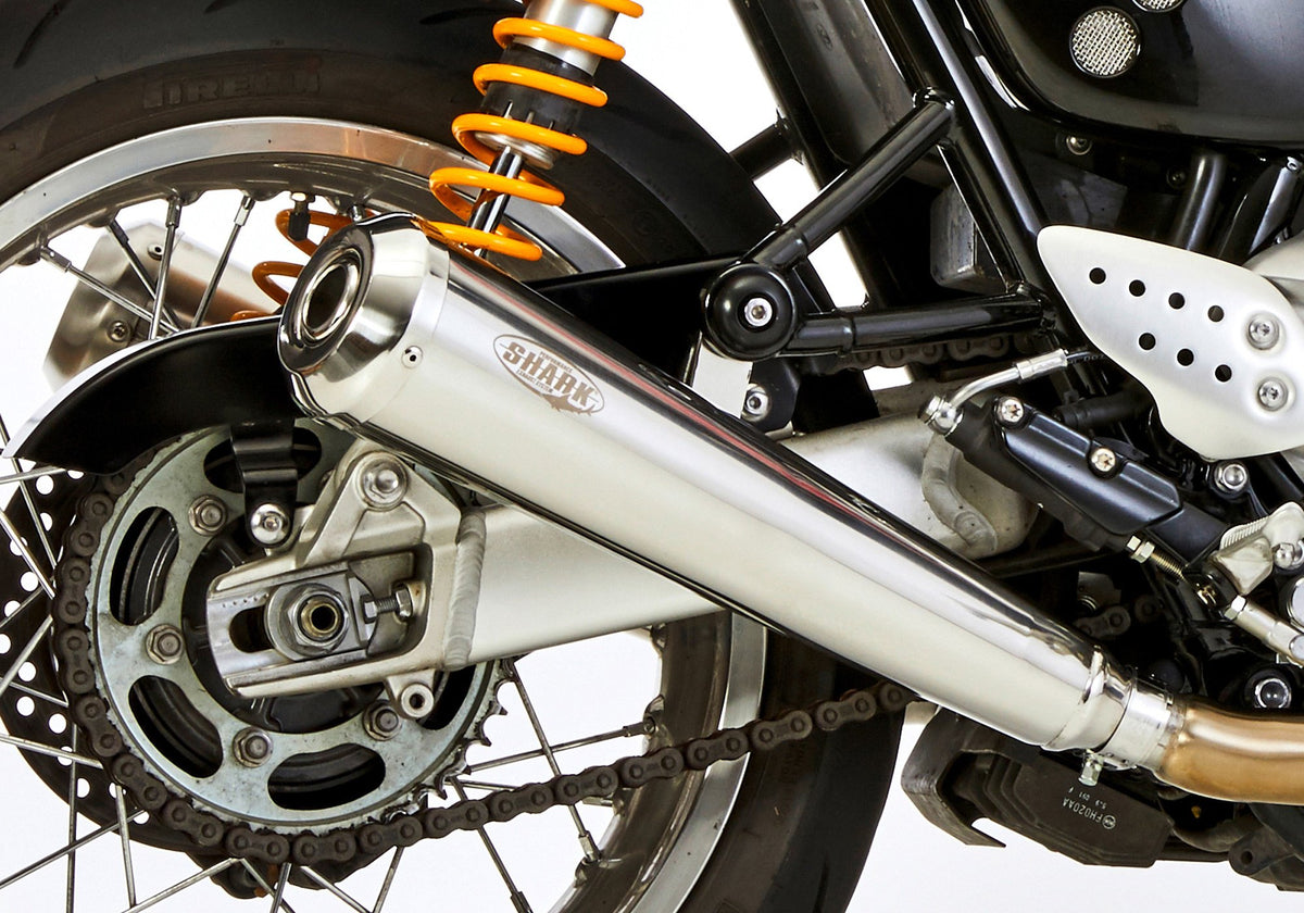 Escape Shark Retro Triumph Bonneville T100 2008-2015 - vista 1
