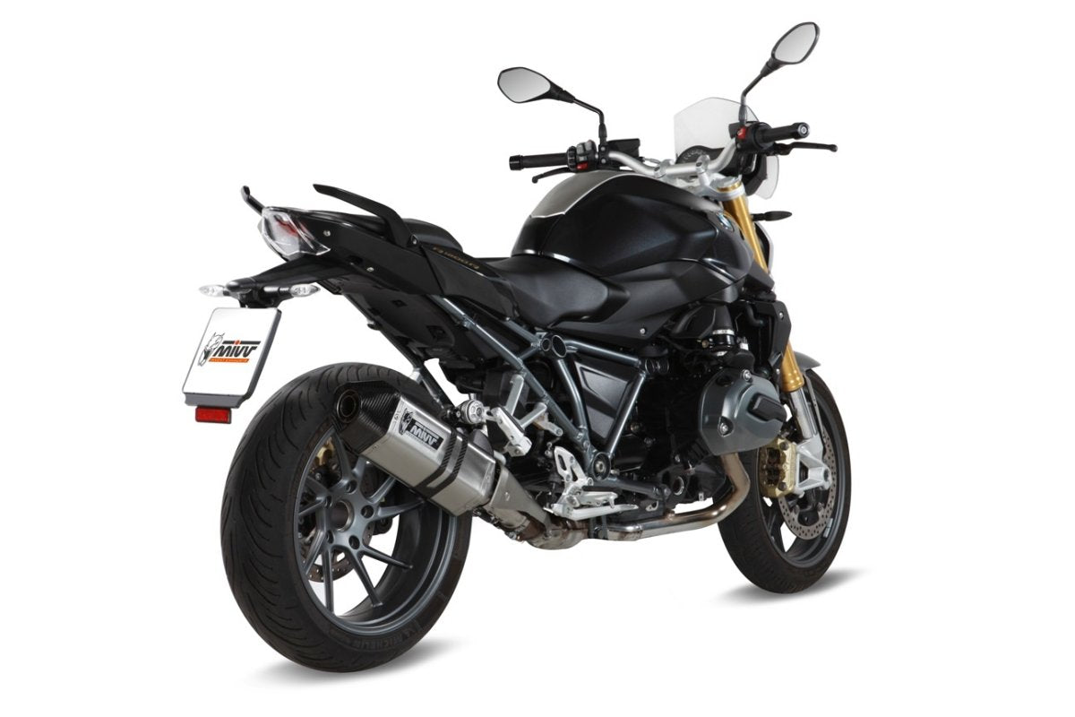 Escape homologado Mivv Speed Edge en Acero inox. para BMW R 1200 R 15-18