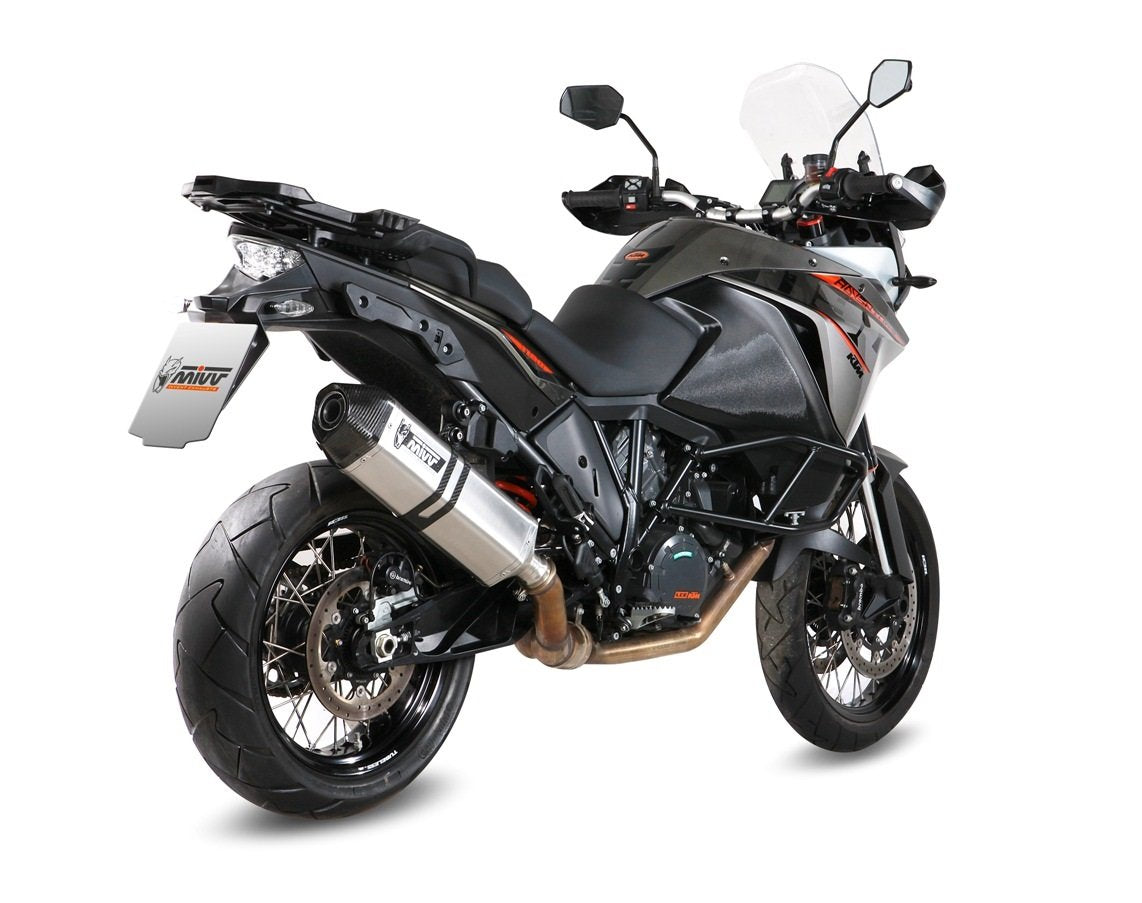 Escape homologado Mivv Speed Edge en Acero inox. para KTM 1190 Adventure 13-16 | 1050 Adventure 15-16 | 1290 Super Adventure / R / S 15-20 | 1090 Adventure 17-19