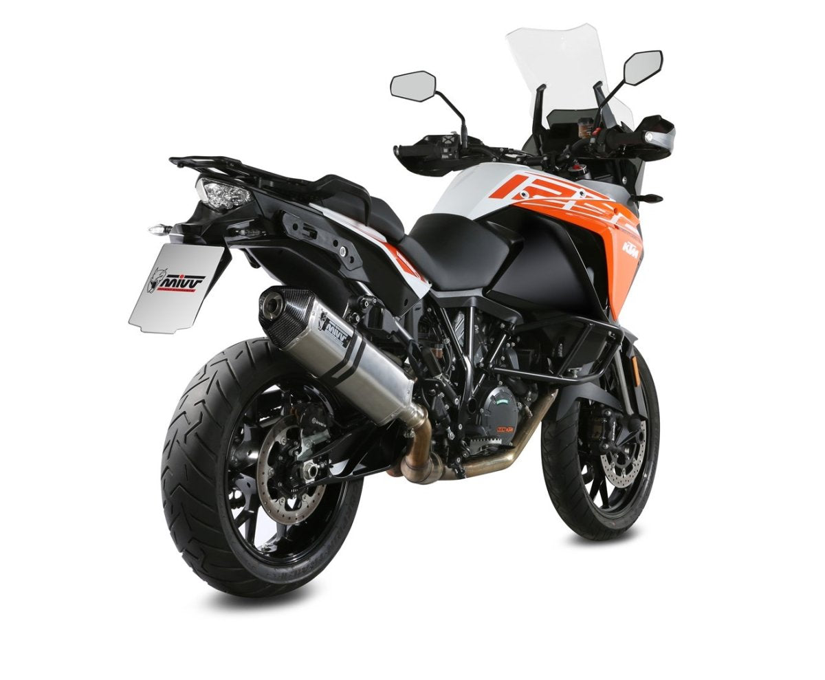 Escape homologado Mivv Speed Edge en Acero inox. para KTM 1190 Adventure 13-16 | 1050 Adventure 15-16 | 1290 Super Adventure / R / S 15-20 | 1090 Adventure 17-19