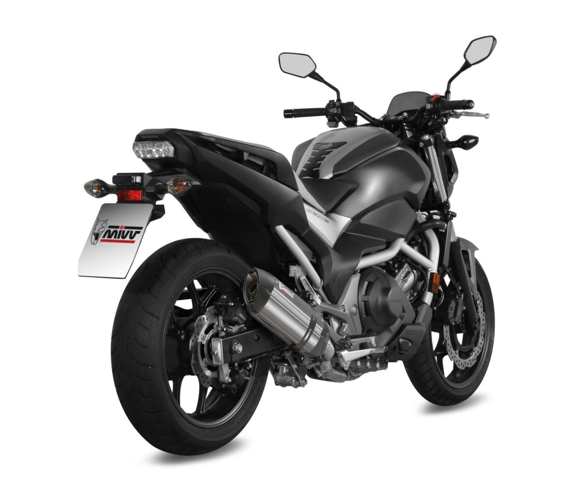 Escape homologado Mivv Suono en Acero inox. para Honda NC 750 S 16-22 | NC 750 X 16-22 | Integra 750 16-20