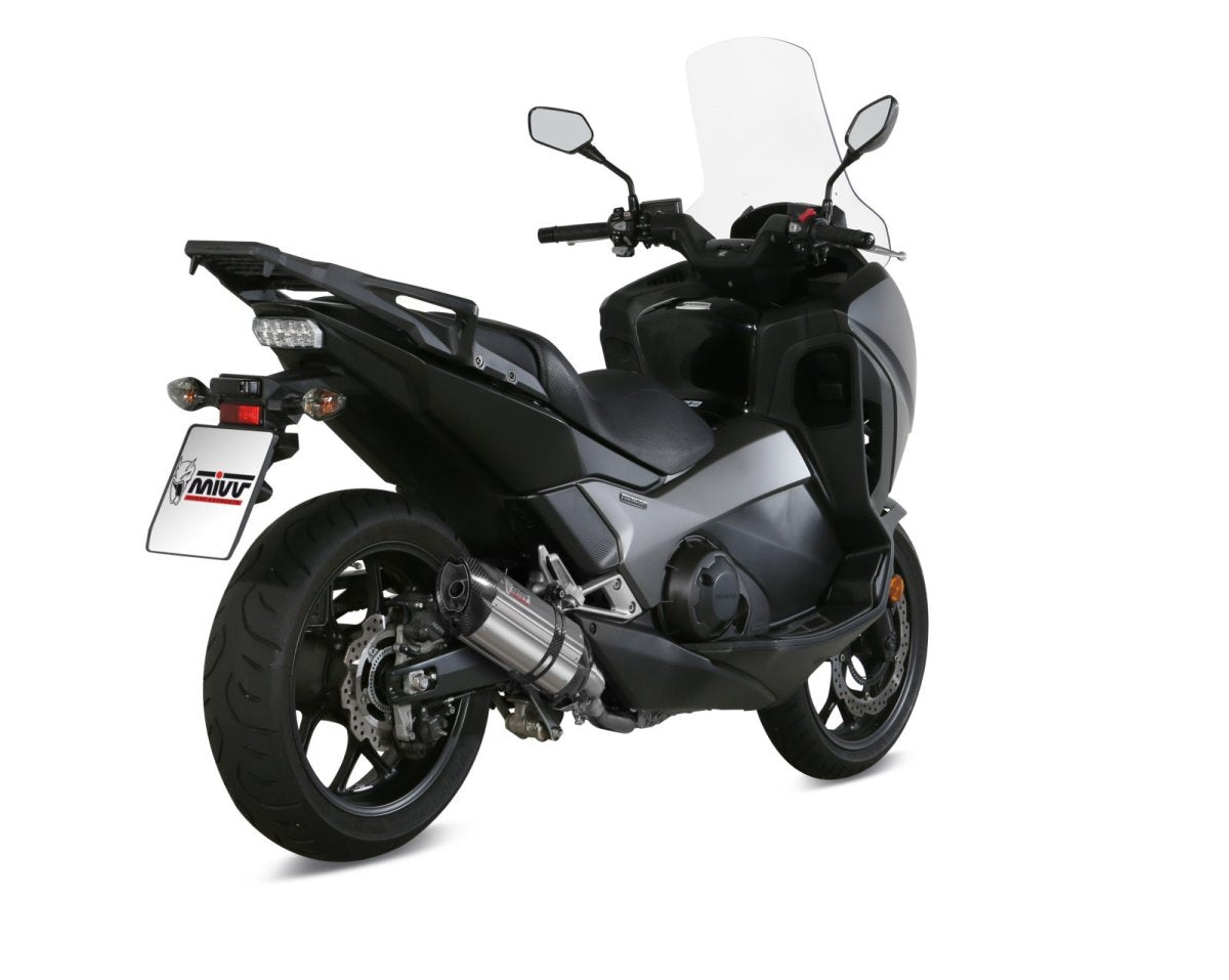 Escape homologado Mivv Suono en Acero inox. para Honda NC 750 S 16-22 | NC 750 X 16-22 | Integra 750 16-20
