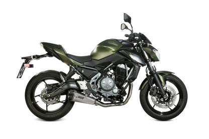 Escape completo homologado Mivv Delta Race en Acero inox. para Kawasaki Z 650 17-23 | Ninja 650 17-23