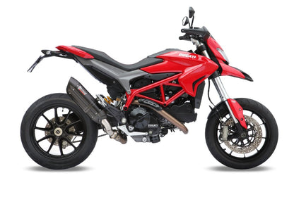 Escape homologado Mivv Suono en Acero negro para Ducati Hypermotard 821 13-15 | Hyperstrada 821 13-15