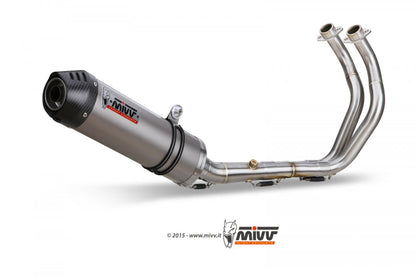 Escape completo homologado Mivv OVAL en Titanio para Yamaha Tracer 7 / 700 / GT 16-24