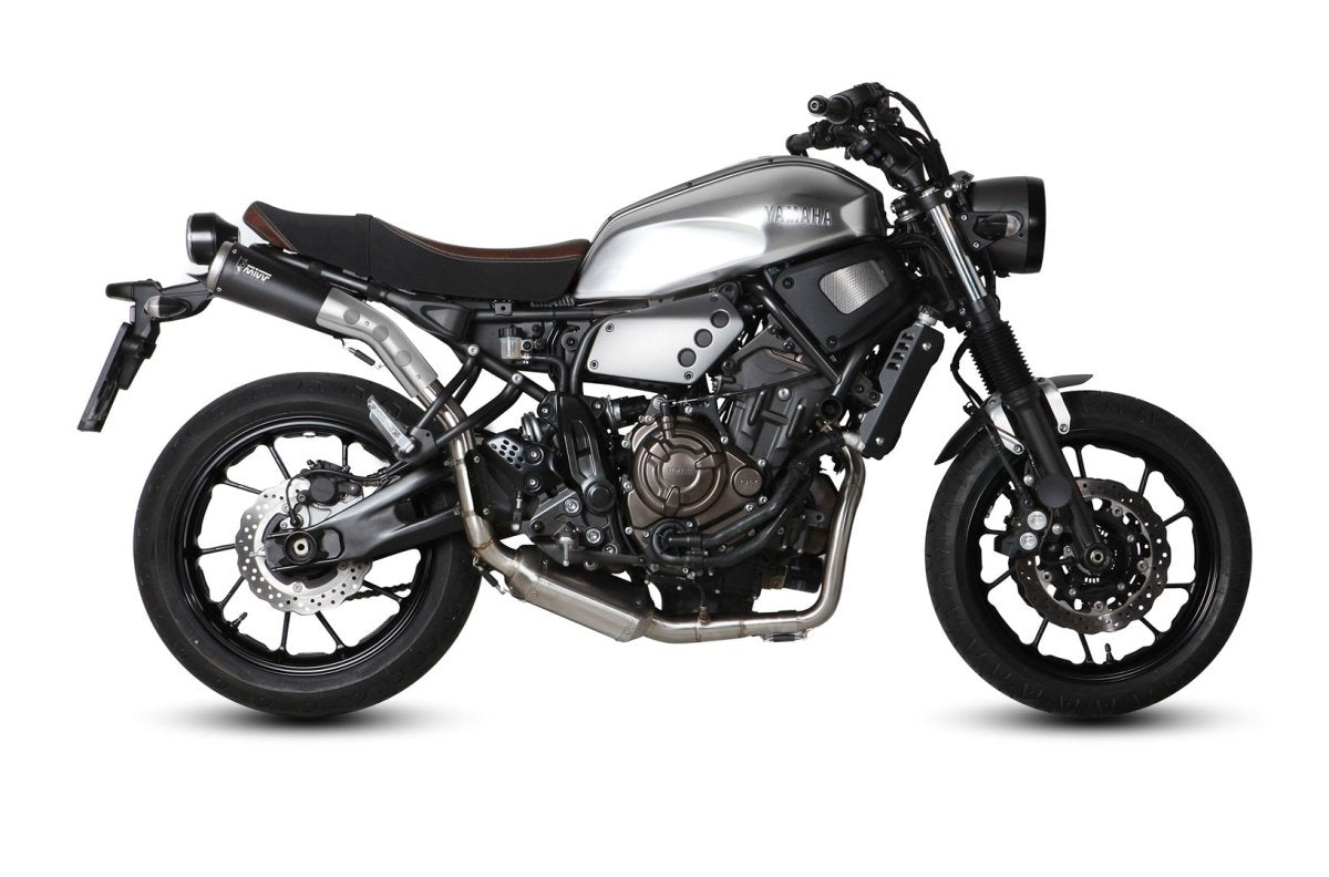 Escape completo homologado Mivv Ghibli en Acero negro para Yamaha XSR 700 16-20