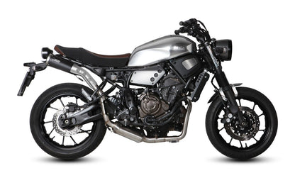 Escape completo homologado Mivv Ghibli en Acero negro para Yamaha XSR 700 16-20