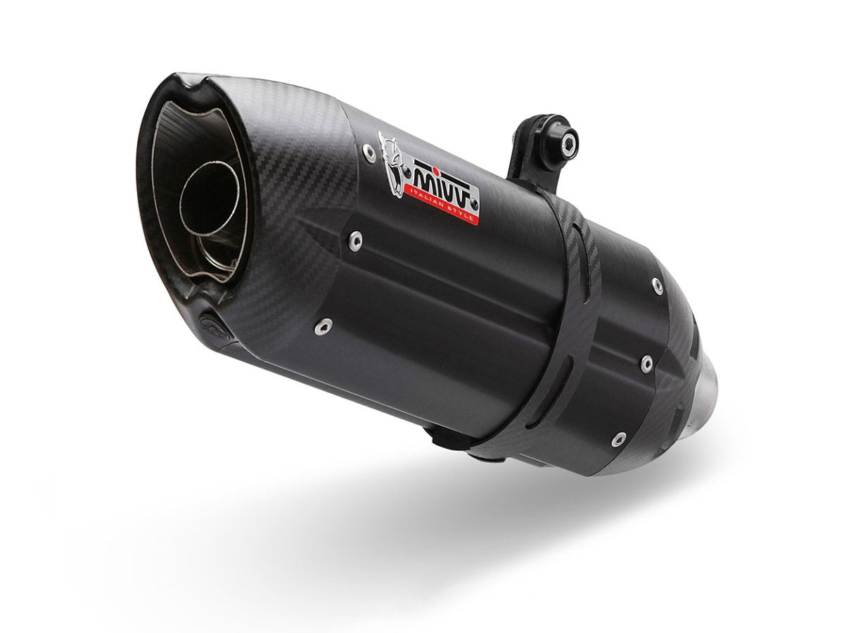 Escape homologado Mivv Suono en Acero negro para KTM RC 125 17-20 | RC 390 17-20 | Duke 390 17-20 | Duke 125 17-20