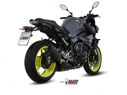 Escape homologado Mivv Suono en Acero negro para Yamaha MT 10 16-22
