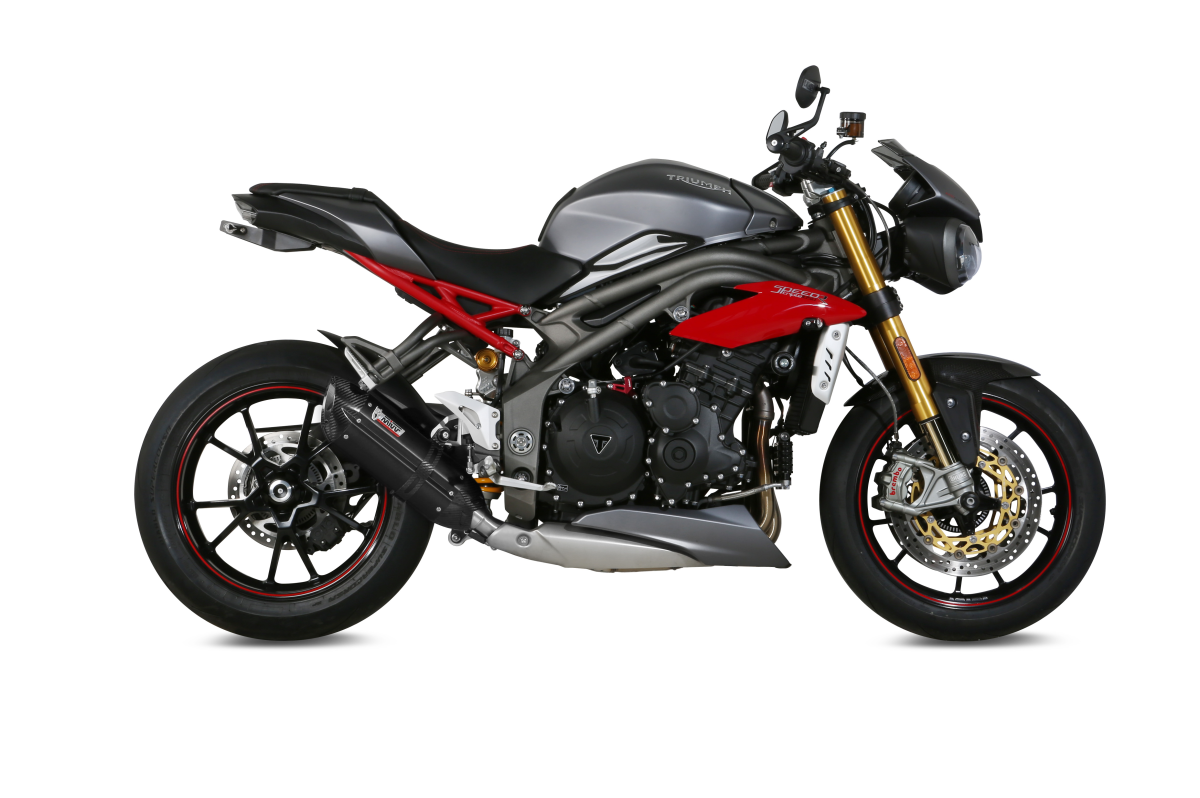 Escape homologado Mivv Suono en Acero negro para Triumph Speed Triple 1050 / R / S / RS 16-17