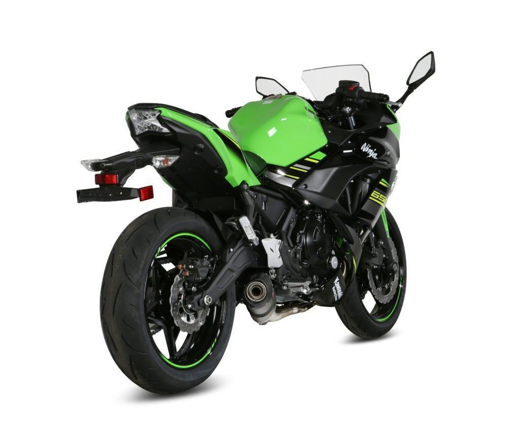 Escape completo homologado Mivv OVAL en Titanio para Kawasaki Ninja 650 17-23 | Z 650 17-23