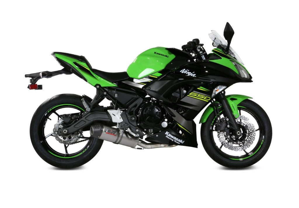 Escape completo homologado Mivv OVAL en Titanio para Kawasaki Ninja 650 17-23 | Z 650 17-23
