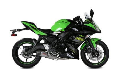 Escape completo homologado Mivv OVAL en Titanio para Kawasaki Ninja 650 17-23 | Z 650 17-23