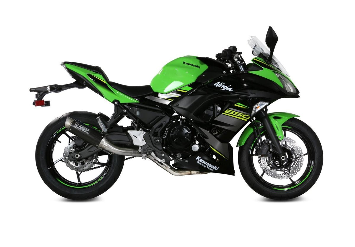Escape completo homologado Mivv GP PRO en Carbono para Kawasaki Z 650 17-23 | Ninja 650 17-23