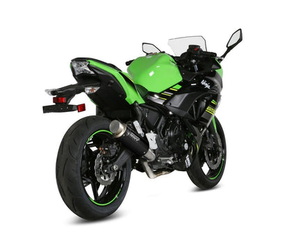 Escape completo homologado Mivv GP PRO en Acero negro para KAWASAKI Z 650 17-23 | NINJA 650 17-23