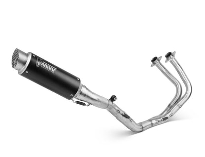 Escape completo homologado Mivv GP PRO en Acero negro para KAWASAKI Z 650 17-23 | NINJA 650 17-23