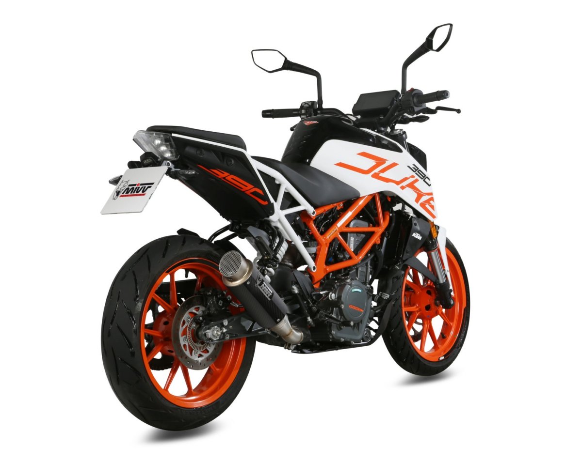 Homologated Mivv GP PRO Carbon Exhaust for KTM Duke 125 17-20 | RC 125 17-20 | RC 390 17-20 | Duke 390 17-20