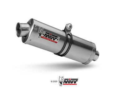 Escape no homologado Mivv OVAL en Acero inox. para DUCATI MONSTER 695 06-08
