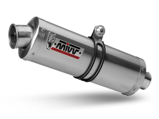 Escape no homologado Mivv OVAL en Acero inox. para DUCATI MONSTER 695 06-08