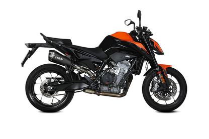 Escape homologado Mivv Delta Race en Acero negro para KTM Duke 790 18-20 / 23-26 | Duke 890 / R / GP 20-24