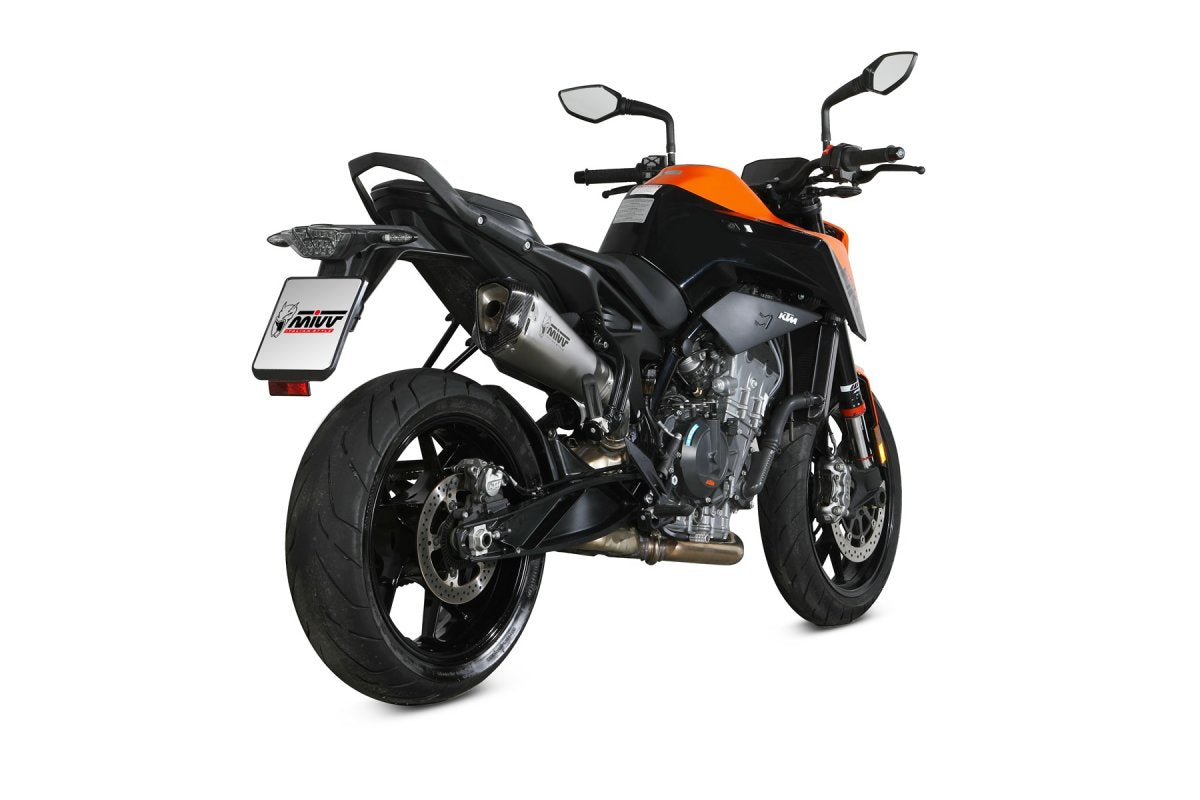 Escape homologado Mivv Delta Race en Acero inox. para KTM Duke 890 / R / GP 20-24 | Duke 790 18-20 / 23-26