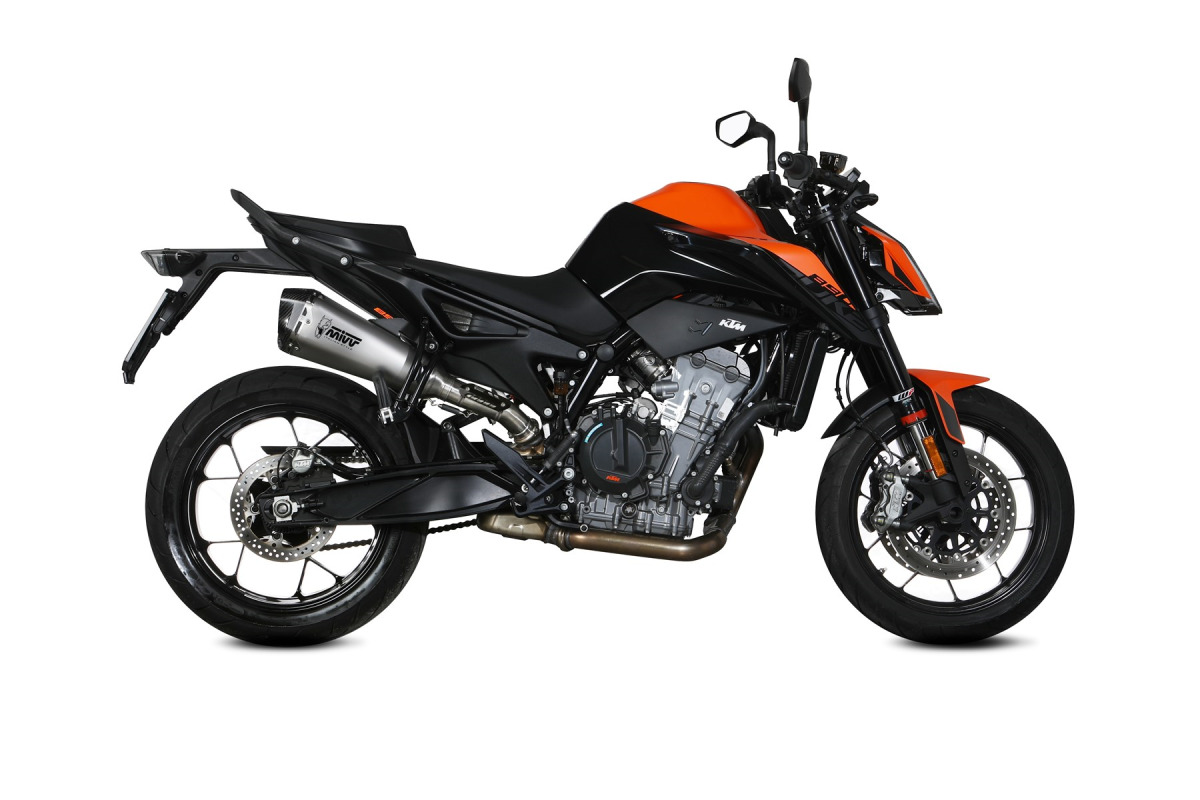 Escape homologado Mivv Delta Race en Acero inox. para KTM Duke 890 / R / GP 20-24 | Duke 790 18-20 / 23-26