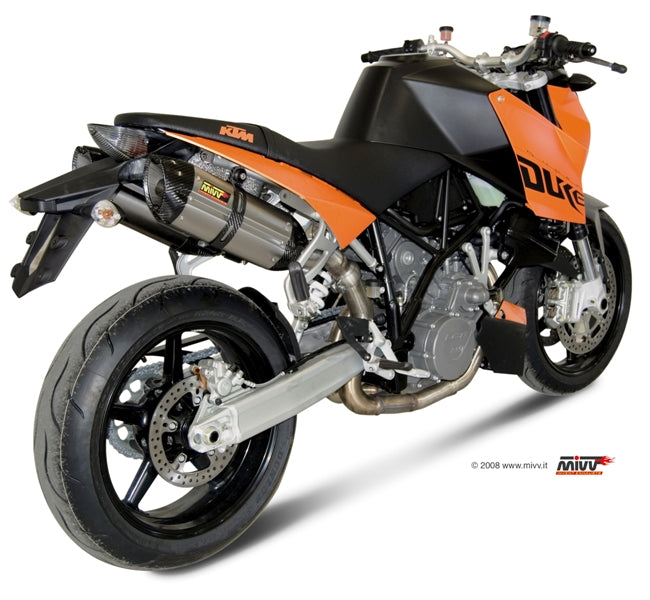 Escape homologado Mivv Suono en Acero inox. para KTM 990 Super Duke / R 05-11