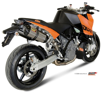 Escape homologado Mivv Suono en Acero inox. para KTM 990 Super Duke / R 05-11