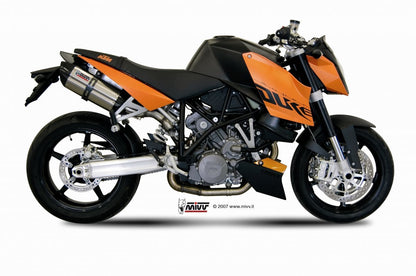 Escape homologado Mivv Suono en Acero inox. para KTM 990 Super Duke / R 05-11