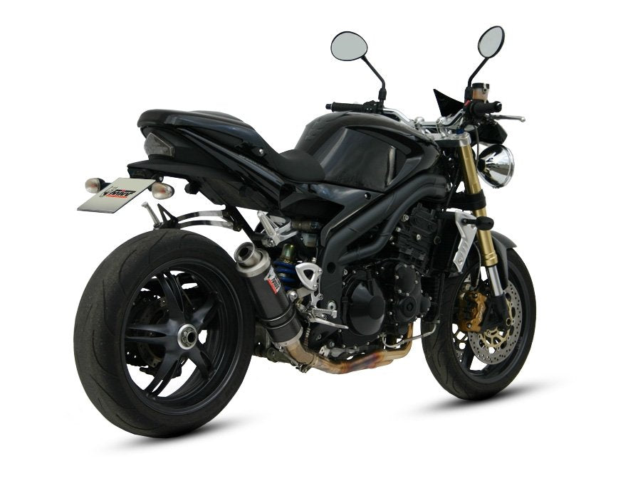 Escape homologado Mivv GP en Carbono para Triumph Speed Triple 1050 - vista 3