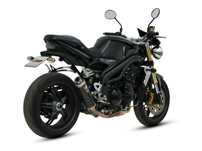 Escape homologado Mivv GP en Carbono para Triumph Speed Triple 1050 - vista 3