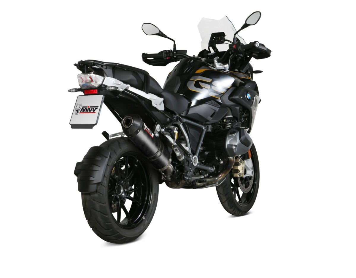 Escape homologado Mivv OVAL en Carbono para BMW R 1250 GS 19-23 | R 1250 GS Adventure 19-23
