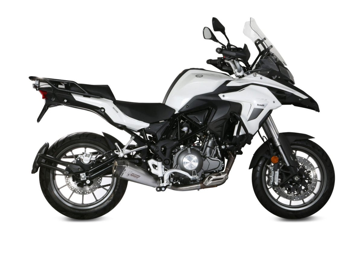 Escape homologado Mivv Delta Race en Acero inox. para Benelli TRK 502 17-25